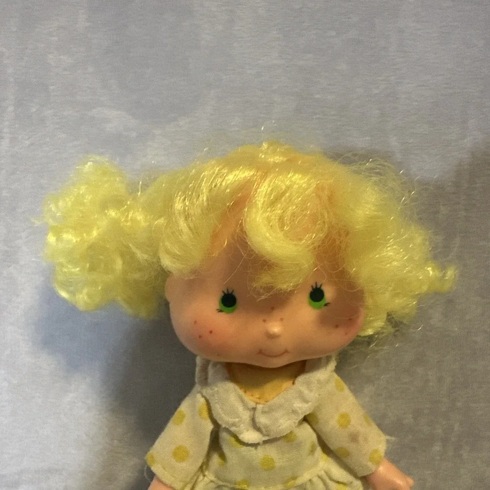 Strawberry Shortcake VINTAGE 1980's LEMON MERINGUE Doll‎ Outfit - Missing Hat